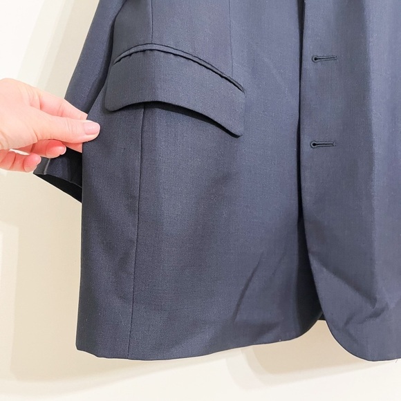 Vitale Barberis Canonico‎ Men’s Suit Jacket 42S Navy Made in Italy Wool - Picture 3 of 8